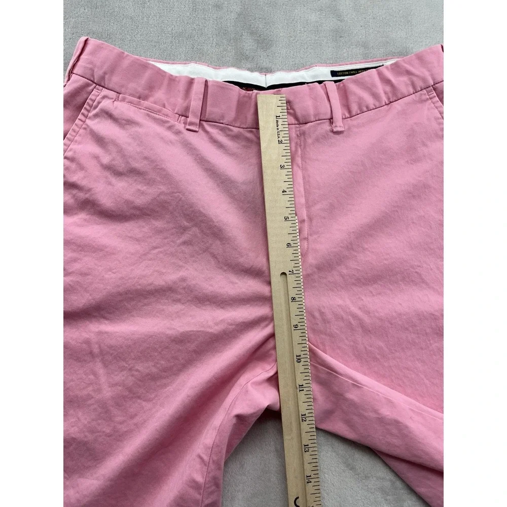 Polo Ralph Lauren Golf Short Men 30 Pink Cotton Twill Stretch 9 '' inseam Preppy